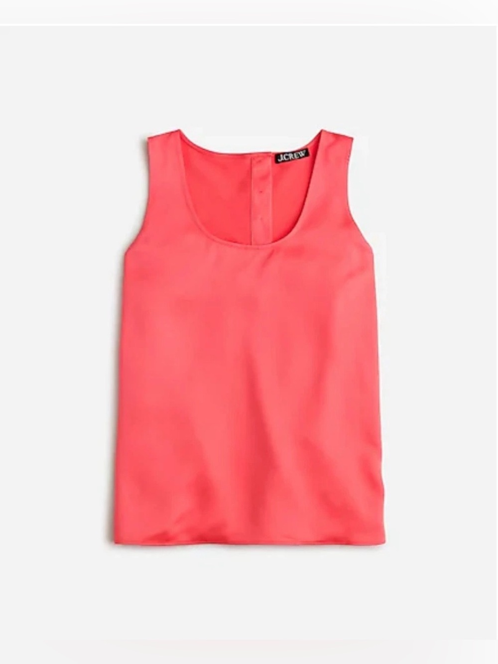 NEW J. Crew Sleeveless shell top in everyday crepe BP574 Brilliant Papaya XS $80